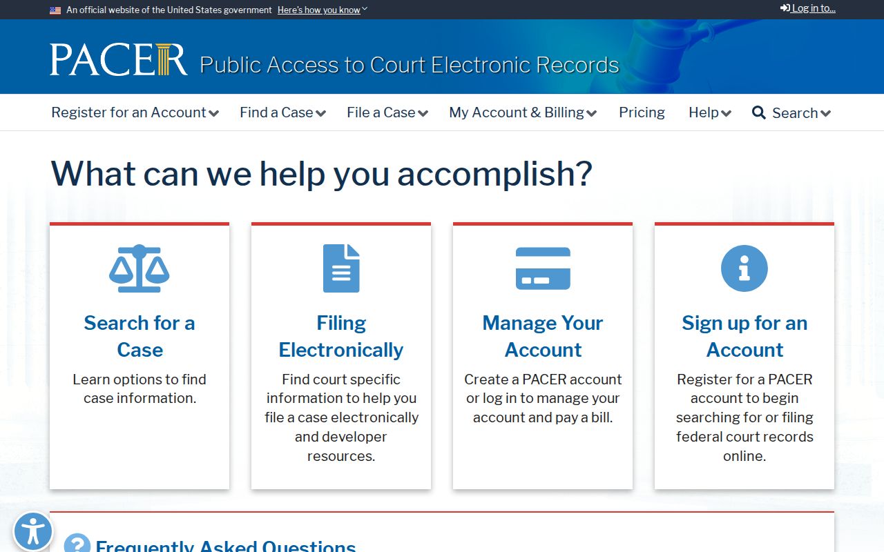 Union County federal criminal case PACER access